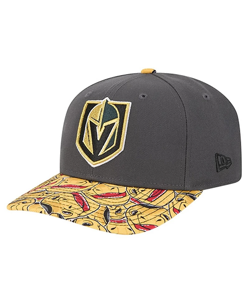 New Era Men's Gray Vegas Golden Knights Mascot Visor 9SEVENTY Adjustable Hat