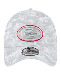 New Era Men's White San Francisco 49ers 2025 Salute to Service Digital Camo Fan Pack 39THIRTY Flex Hat