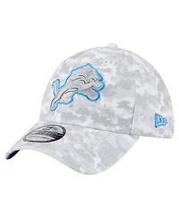 New Era Men's White Detroit Lions 2025 Salute to Service Digital Camo Fan Pack 39THIRTY Flex Hat