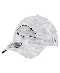 New Era Men's White Baltimore Ravens 2025 Salute to Service Digital Camo Fan Pack 39THIRTY Flex Hat