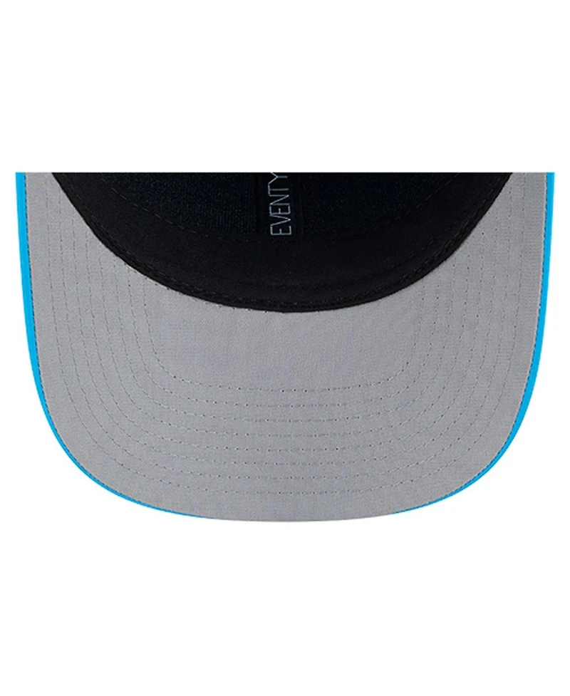 New Era Men's Blue Carolina Panthers Script 9SEVENTY Adjustable Hat