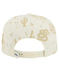 New Era Men's Cream Seattle Seahawks Desert Rose 19TWENTY Adjustable Hat