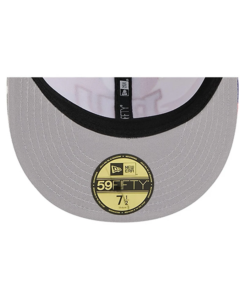 New Era Men's Red/Royal York Giants 59FIFTY Fitted Hat