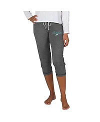 Concepts Sport Women's Charcoal Philadelphia Eagles Quest Knit Capri Pants