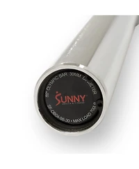 Sunny Health & Fitness 86” (7 ft) Olympic Barbell Bar with 30mm shaft diameter
