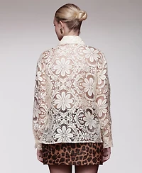 Avec Les Filles Women's Button-Down Top