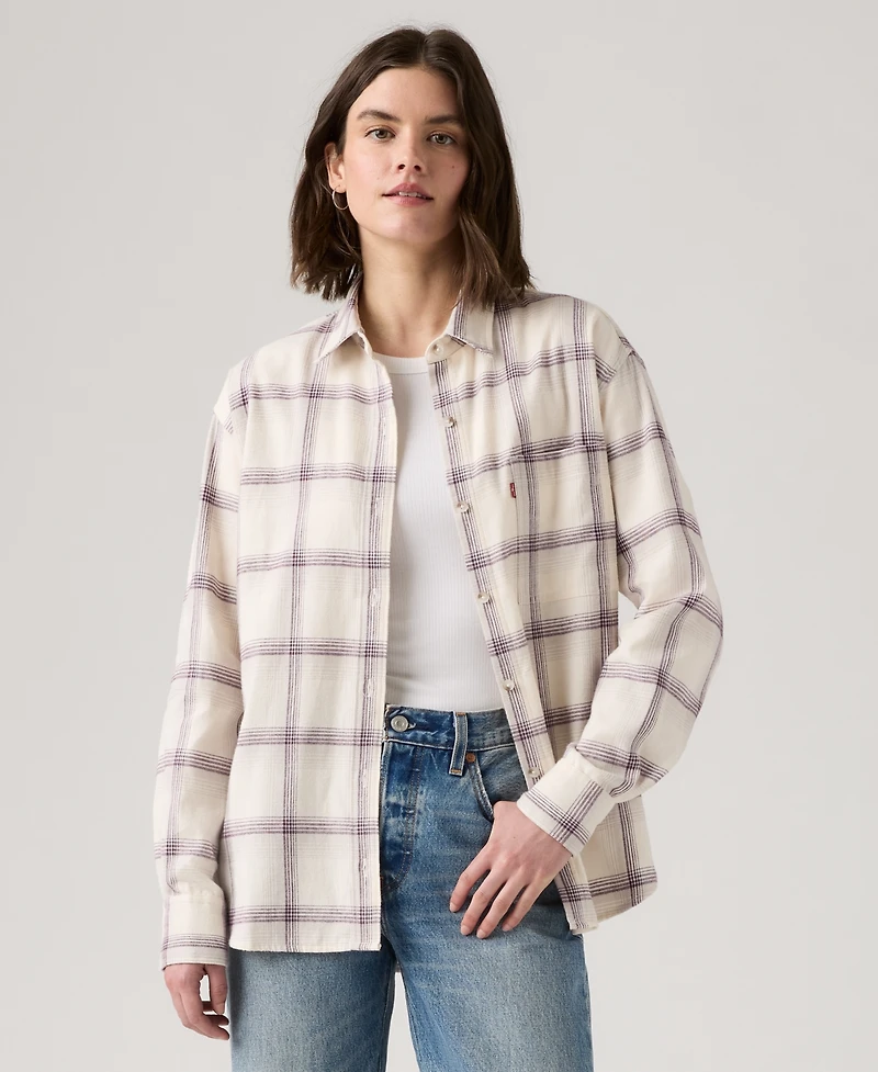 Levi's Women's Henriette Flannel Long Sleeve Shirt