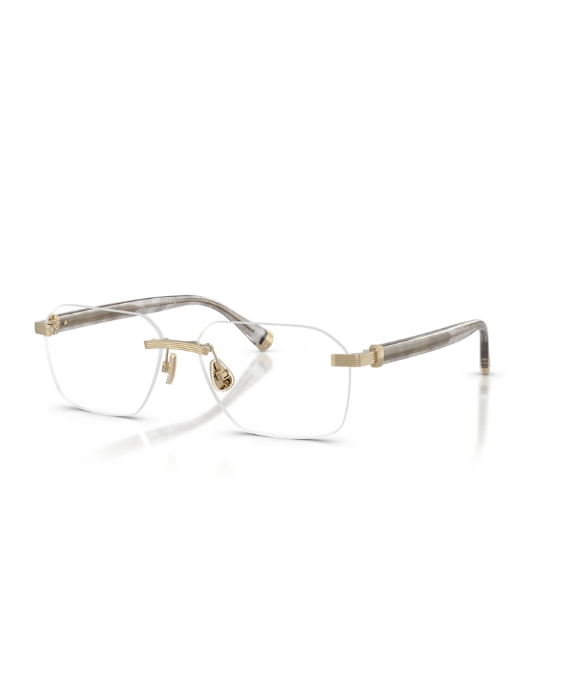 Brunello Cucinelli Men's Square Tyler Eyeglasses, BC1011T
