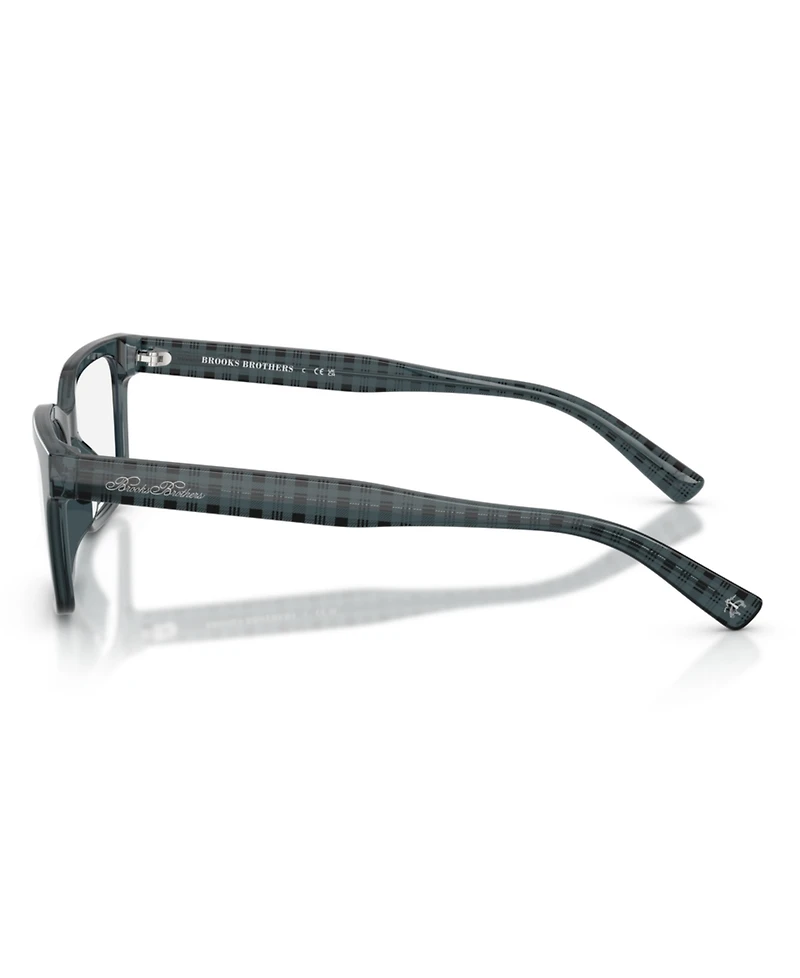B by Brooks Brothers Men's Square Eyeglasses, BB2078U