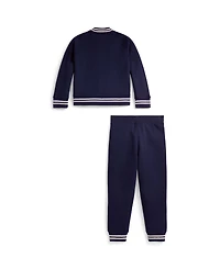 Polo Ralph Lauren Boys 2-7 Fleece Baseball Jacket & Jogger Pant Set