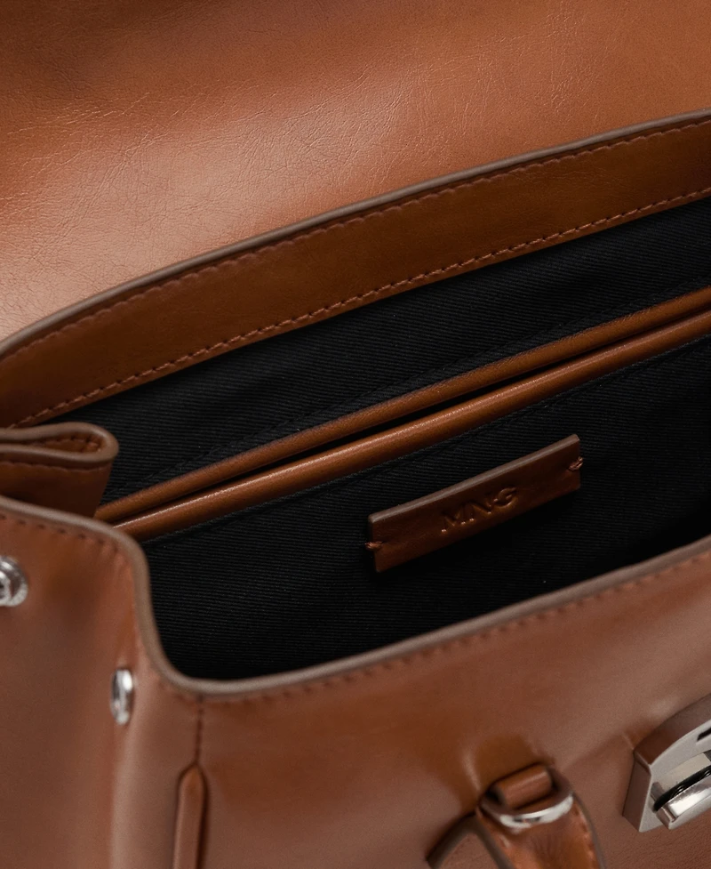 Mango Women's Small City Flap Handbag