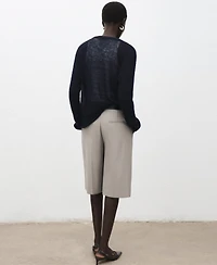 Mango Women's Semitransparent Knitted Sweater