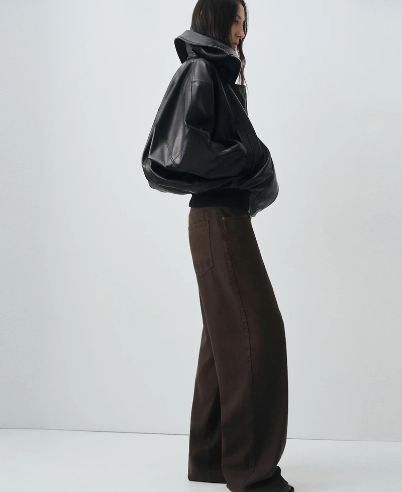 Mango Women's Mid-Rise Straight Jeans