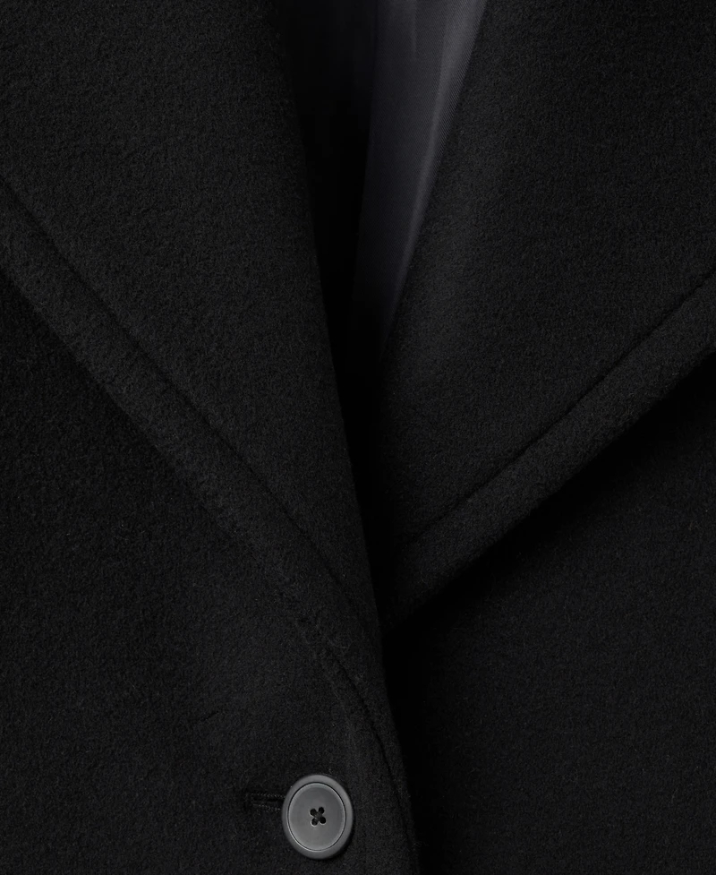 Mango Women's Oversized Short Wool Coat