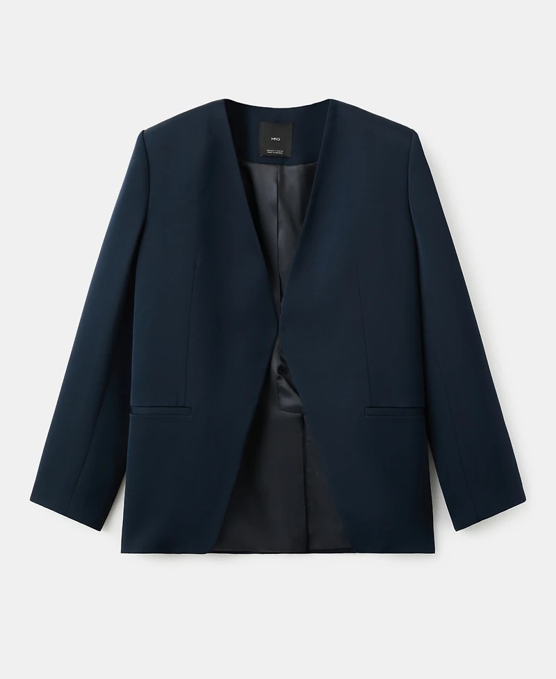 Mango Women's Double-Breasted Suit Jacket