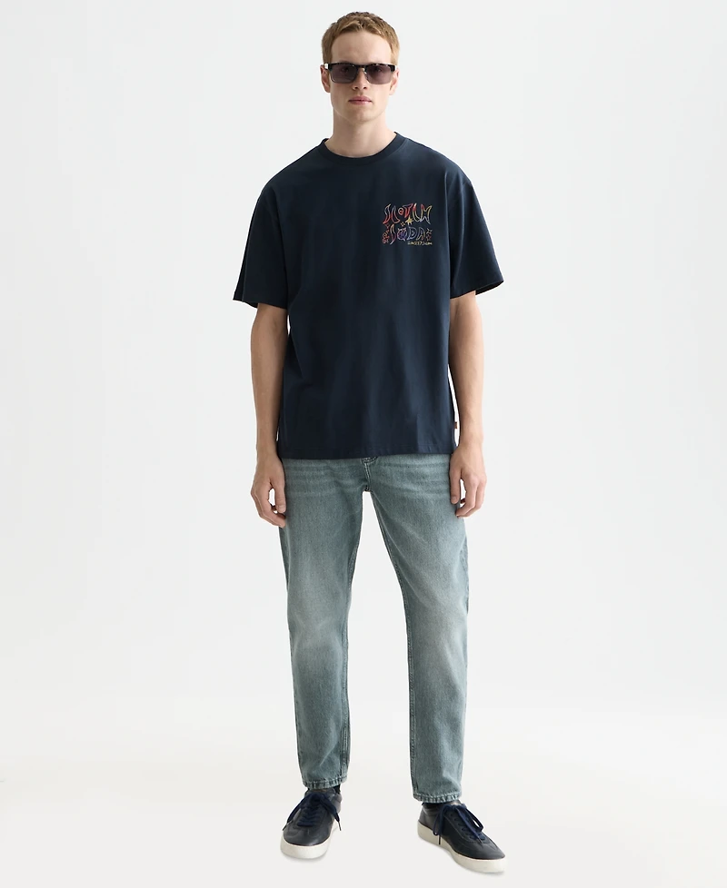 Scotch & Soda Men's Front and Back Artwork Short-Sleeve T-Shirt