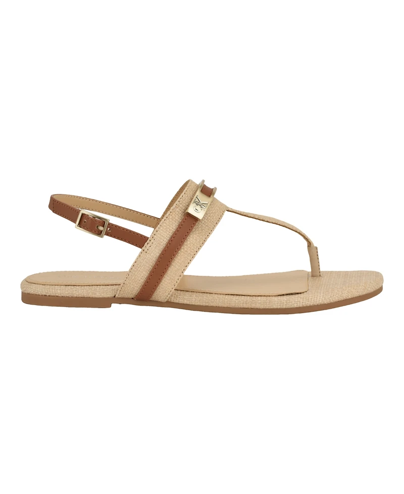 Calvin Klein Women's Bettia Flat Slingback Sandals