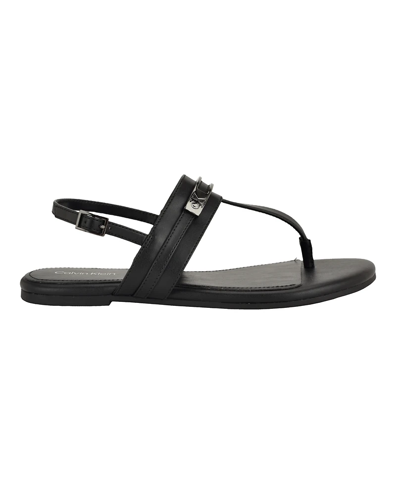 Calvin Klein Women's Bettia Flat Slingback Sandals