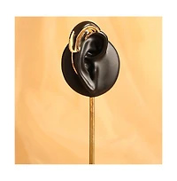 Women's The Metallic-Mold Cuff Earrings - California Gold