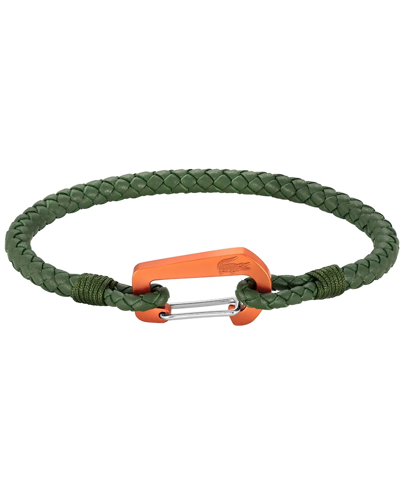 Lacoste Men's Aluminum Carabiner Closure Bracelet