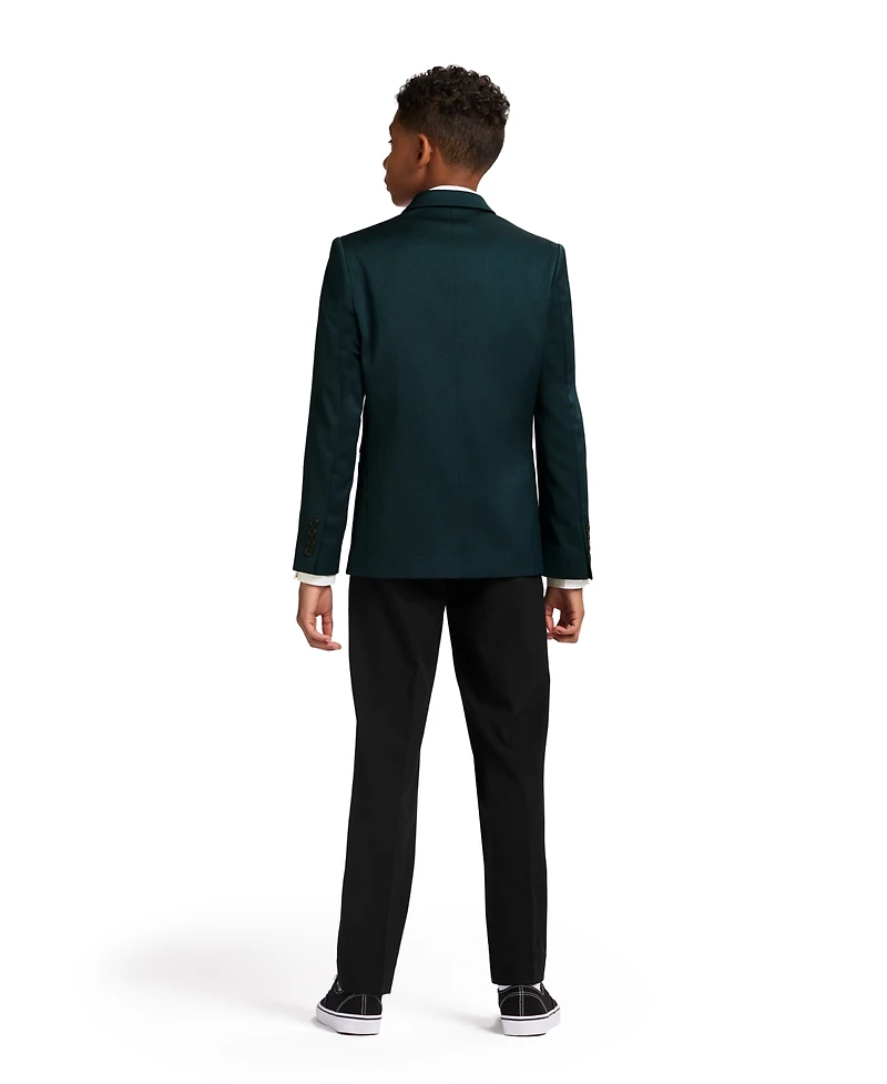 Calvin Klein Boys 8-20 Stretch Mini Texture Sport Coat