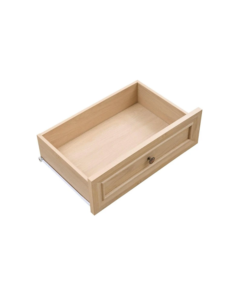 Streamdale Furniture Farmhouse Kitchen Storage Cabinet, Roman Column Coffee Bar/Wine Cooler