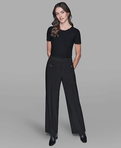 Karl Lagerfeld Paris Women's Wide Leg Pants