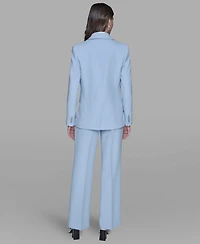 Karl Lagerfeld Paris Women's Single Breasted Three Pocket Blazer Jacket