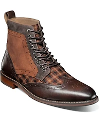 Stacy Adams Men's Finnegan Wingtip Lace-Up Boot