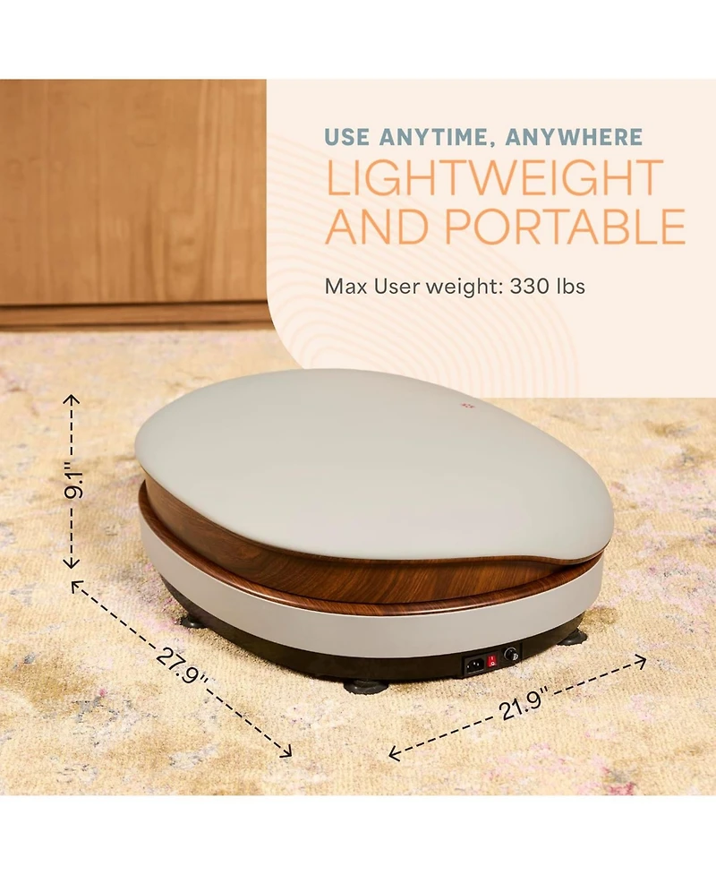 Lifepro 4D Vibration Plate Machine – Full Body Workout, Recovery & Lymphatic Drainage with Triple Motor & Silent Operation