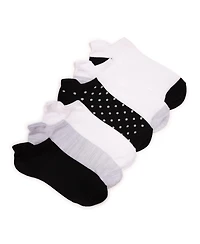 Muk Luks Women's 6 Pack Sporty Ankle Sock