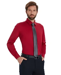 Alfani Men's Solid Slim-Fit Dress Shirt, Macy's Exclusive