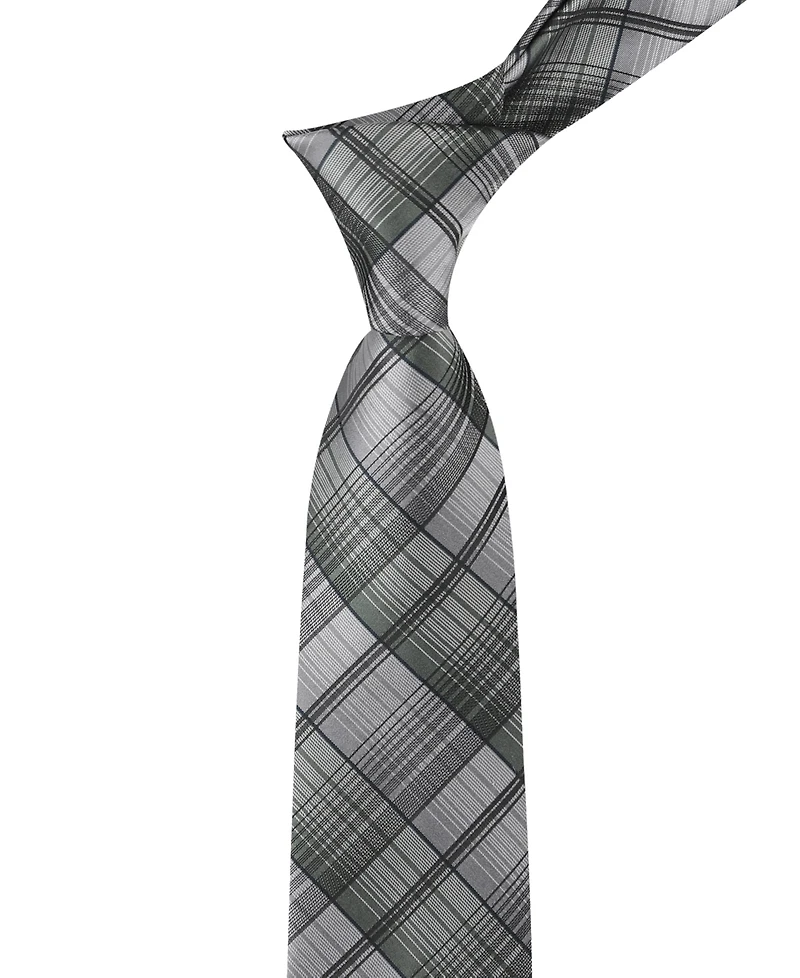 Calvin Klein Men's Leah Plaid Tie