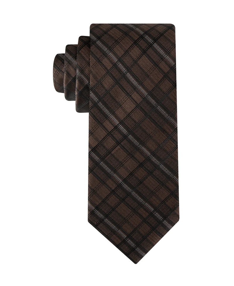 Calvin Klein Men's Addison Plaid Tie