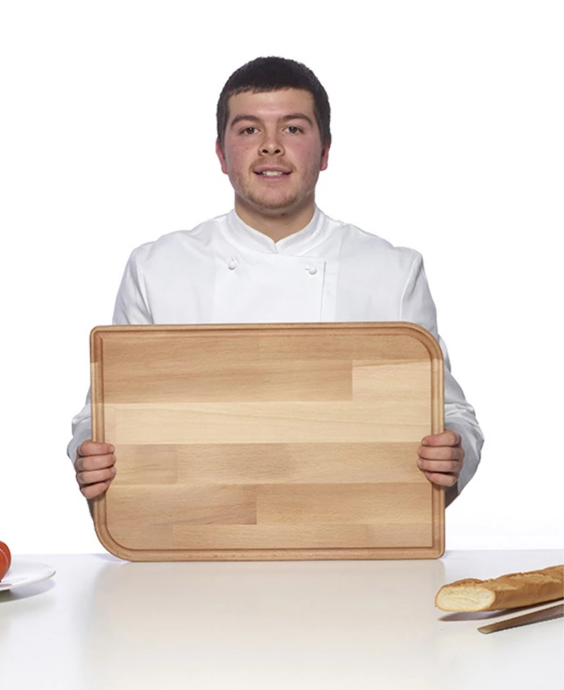 Legnoart Beechwood Chopping Board with drip grove, 20" x 1"