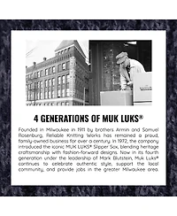 Muk Luks Men's 3 Pack Cabin Socks