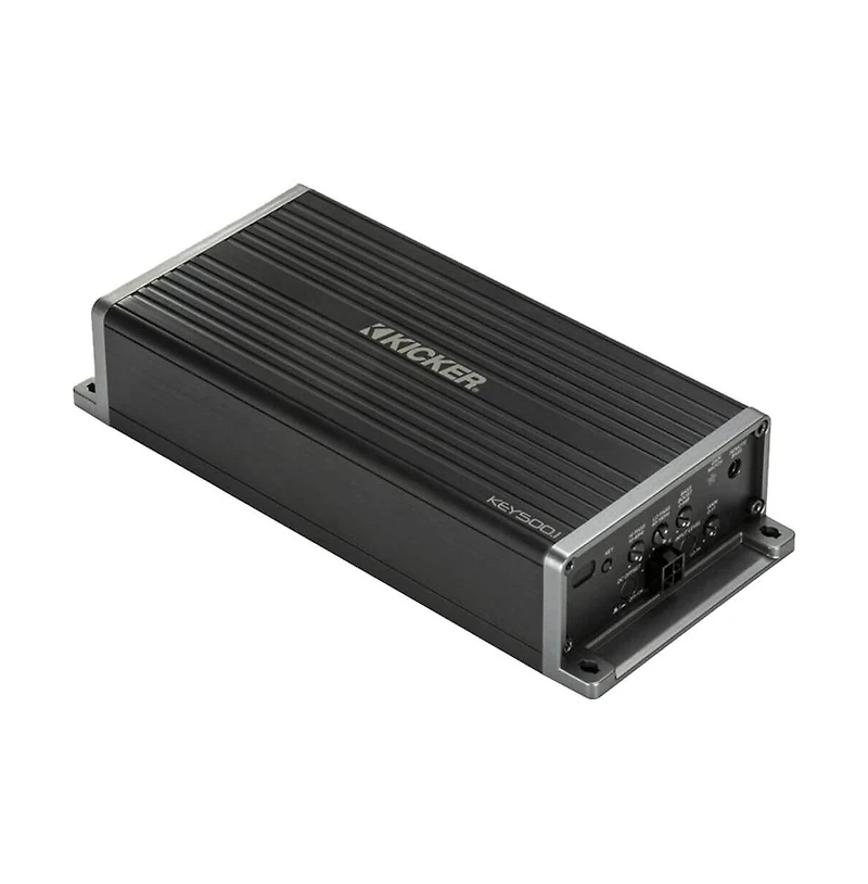 Kicker 47KEY5001 Smart Mono Amplifier 500W Class D Compact Car Audio Amp
