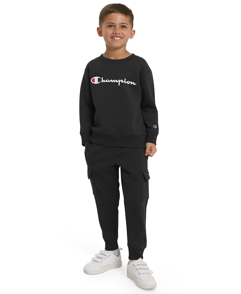 Champion Boys 4-7 Crewneck T-Shirt and Pants, 2-Piece Set
