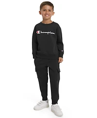Champion Boys 4-7 Crewneck T-Shirt and Pants, 2-Piece Set