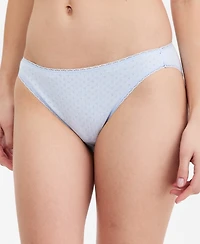 Charter Club Women's Cotton Pointelle Bikini Underwear, Created for Macy's
