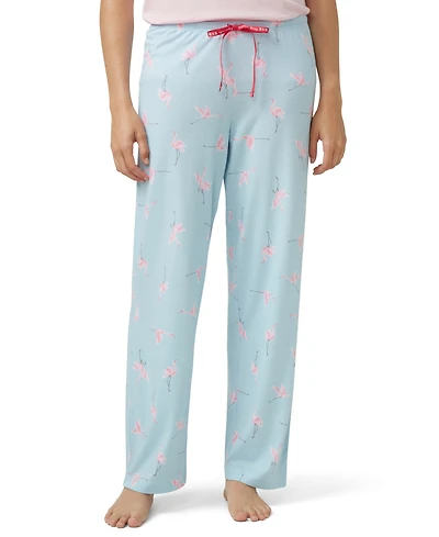 Hue Women's Flying Flamingoes Long Pajama Pant