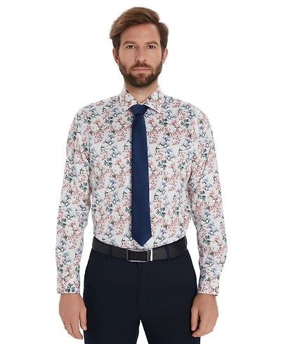 Bar Iii Men's Garden Floral Printed Dress Shirt, Macy's Exclusive