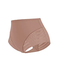 Leonisa Women's Lace Stripe Undetectable Classic Shaper Panty 012903
