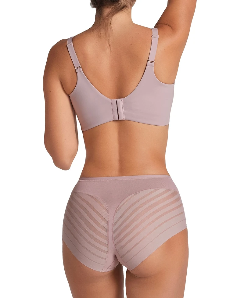 Leonisa Women's Lace Stripe Undetectable Classic Shaper Panty 012903