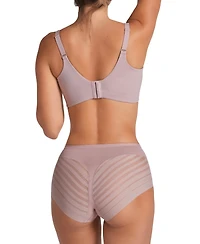 Leonisa Women's Lace Stripe Undetectable Classic Shaper Panty 012903