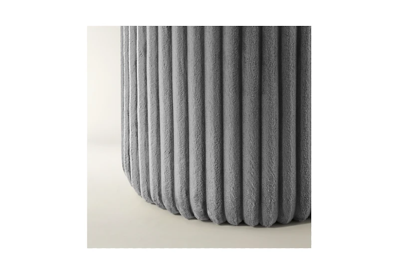 Fleece Stool - Grey