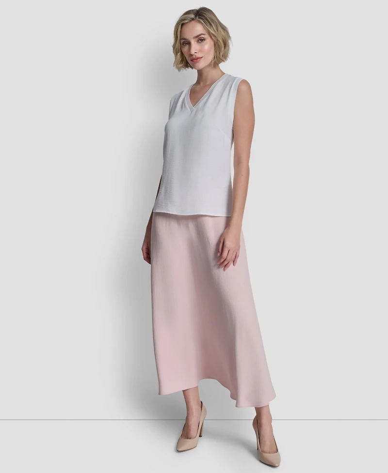 Dkny Women's V-neck Sleeveless Top