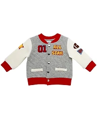 Baby Starters Boys Varsity Jacket, Pants and Socks, 3-Piece Set
