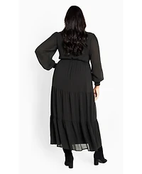 Avenue Women's Jasmine Tiered Maxi Dress