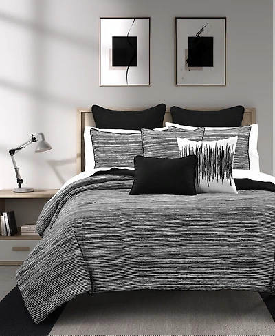 Royal Court Dalton Sleek Stripe 3-Pc. Comforter Set, King/California King